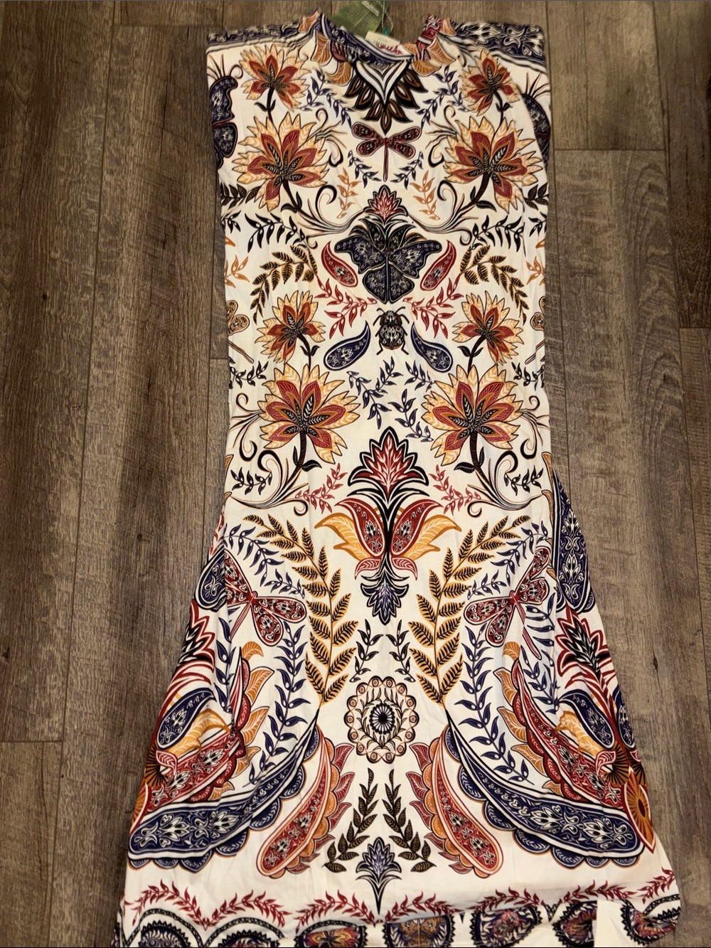 Farm Rio Glam Off-White Dress NWT - Picture 6 of 6